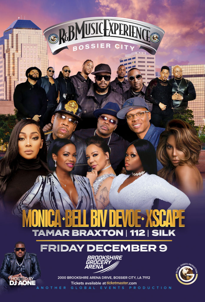 Just Announced! Bossier City R&B Music Experience ft. Monica